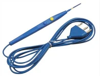 Електрохируршка електрода са оловком за једнократну употребу (САД, пресвучена тефлоном, плава)